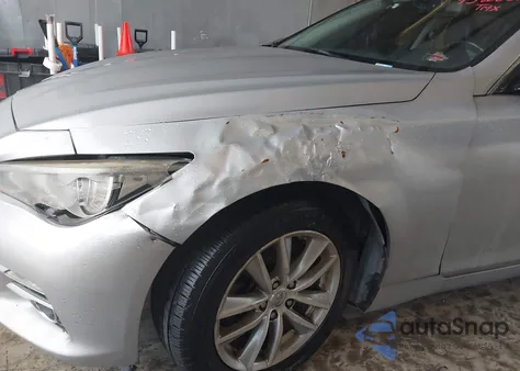 2017 Infiniti Q50 2.0T Base from USA, damaged, VIN JN1CV7AP0HM641000